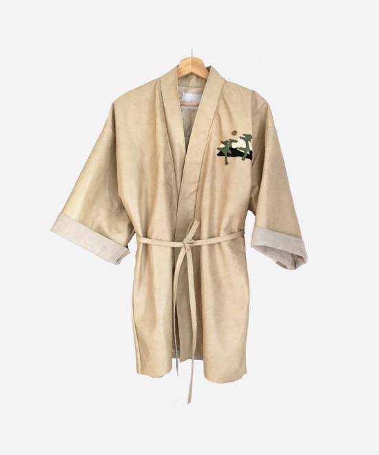  COATZ 가죽 자켓 코츠 후지산 코트 크림 - OTHER BRANDS