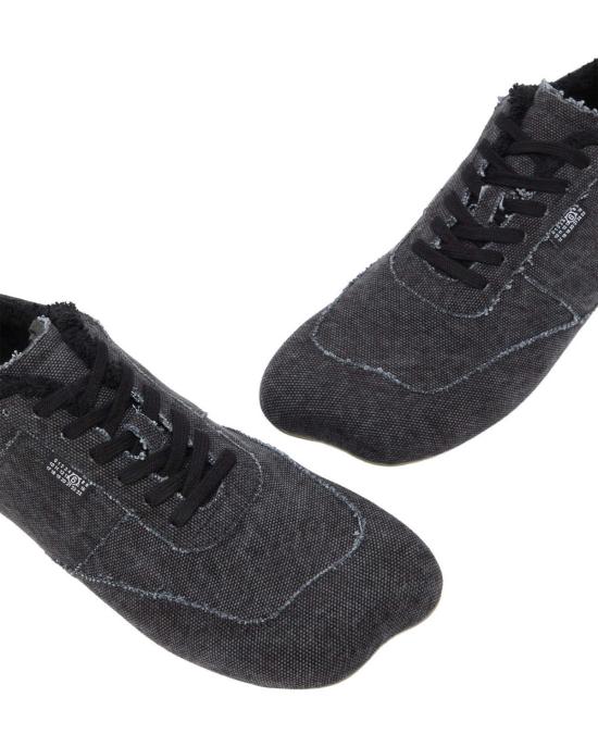  MM6 메종마르지엘라 Anatomic 캔버스 스니커즈 SH1WS0024 P7602 T8013 BLACK - MM6 MAISON MARGIELA