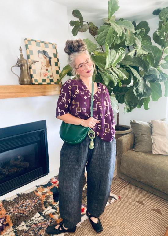  에이스 앤 지그 블라우스 에이스 & 지그 브리 - ACE & JIG