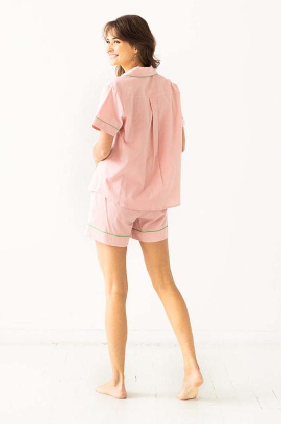  Salua Lingerie 라운지 웨어 살루아 란제리 우븐 코튼 클래식 숏티 파자마 - OTHER BRANDS