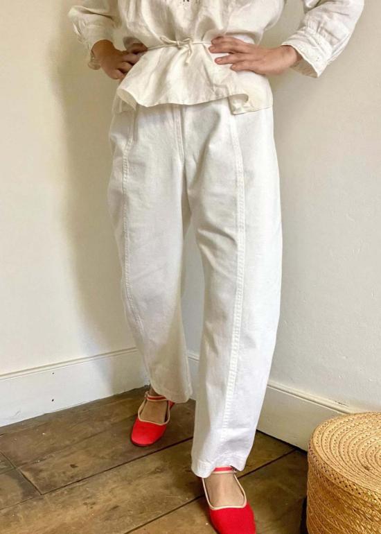  Verity & Daughters 스트레이트 팬츠 베리티앤도터스 야누스 팬츠 화이트 - OTHER BRANDS