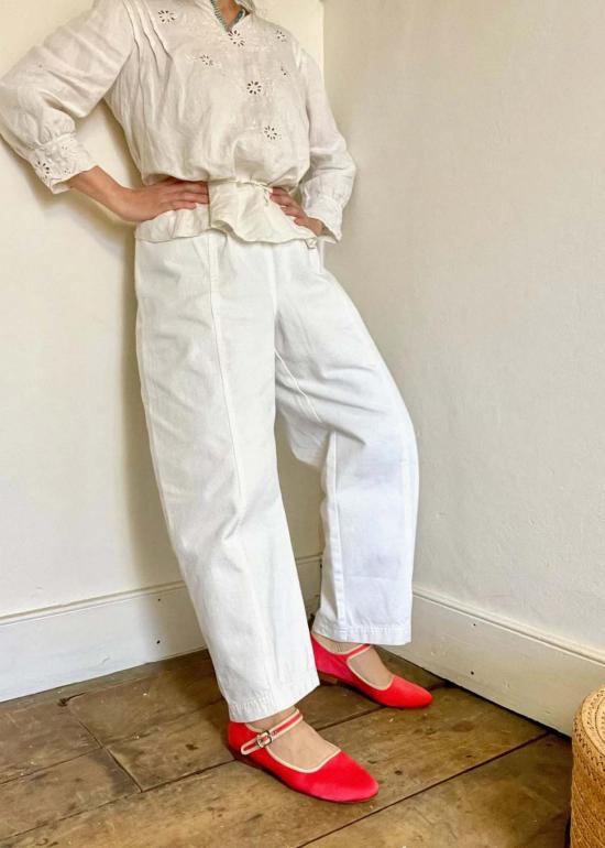  Verity & Daughters 스트레이트 팬츠 베리티앤도터스 야누스 팬츠 화이트 - OTHER BRANDS