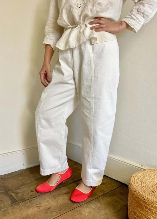  Verity & Daughters 스트레이트 팬츠 베리티앤도터스 야누스 팬츠 화이트 - OTHER BRANDS