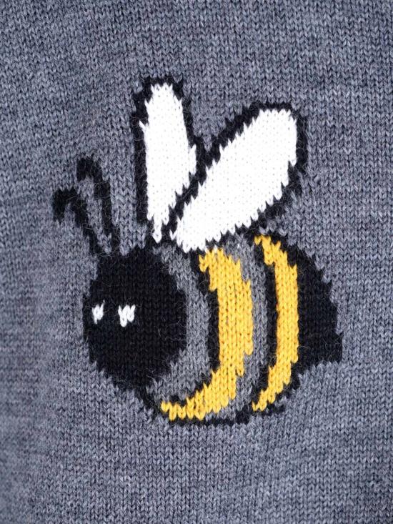  톰브라운 가디건 톰 브라운 버드 앤 비즈 그레이 카디건 - THOM BROWNE