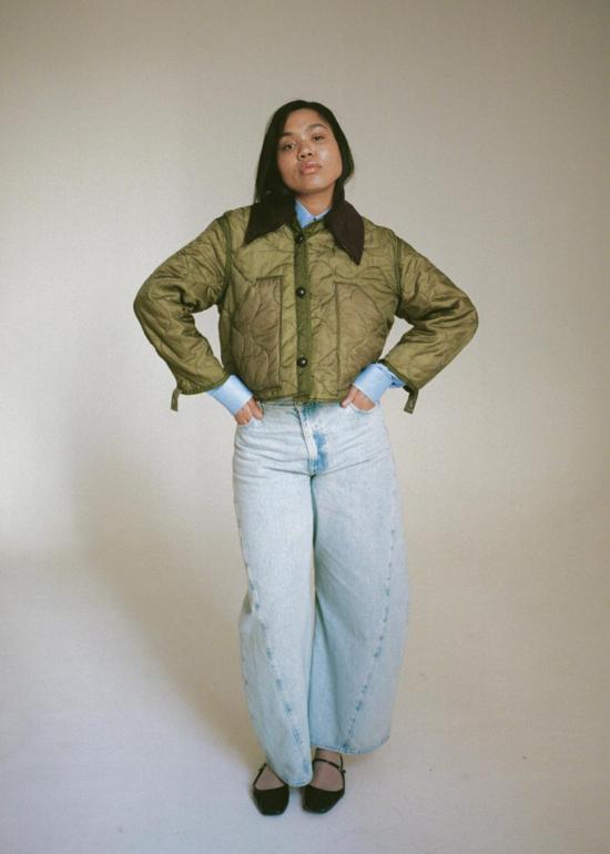  Sloppy Seconds 자켓 슬로피 세컨즈 밀리터리 라이너 코듀로이 칼라 재킷