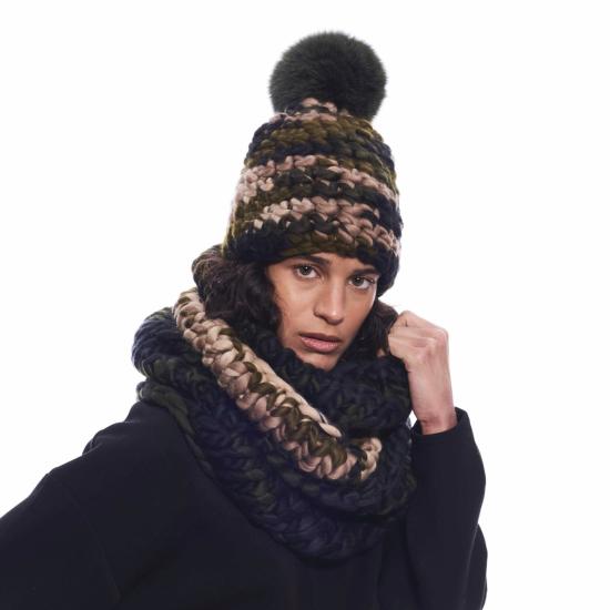  미샤램퍼트 모자 미샤 램퍼트 카모 비니 폼스터 + 그래파이트 Xl 폼 - MISCHA LAMPERT