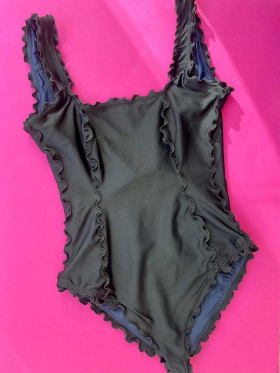  Sherris 원피스 수영복 셰리스 러플 코르셋 원피스 블랙 - OTHER BRANDS