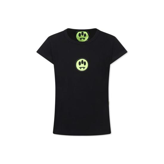  [키즈] 바로우 트레이닝 상의 어린이용  스마일리 티셔츠 블랙