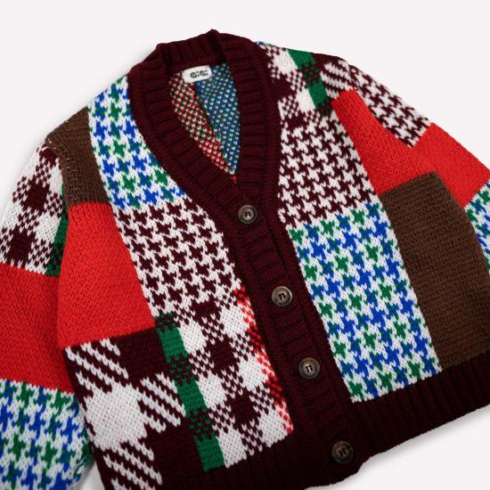  [키즈] gigiknitwear.com 풀오버 Gi Gi 니트웨어 패치워크 가디건 미니 - OTHER BRANDS