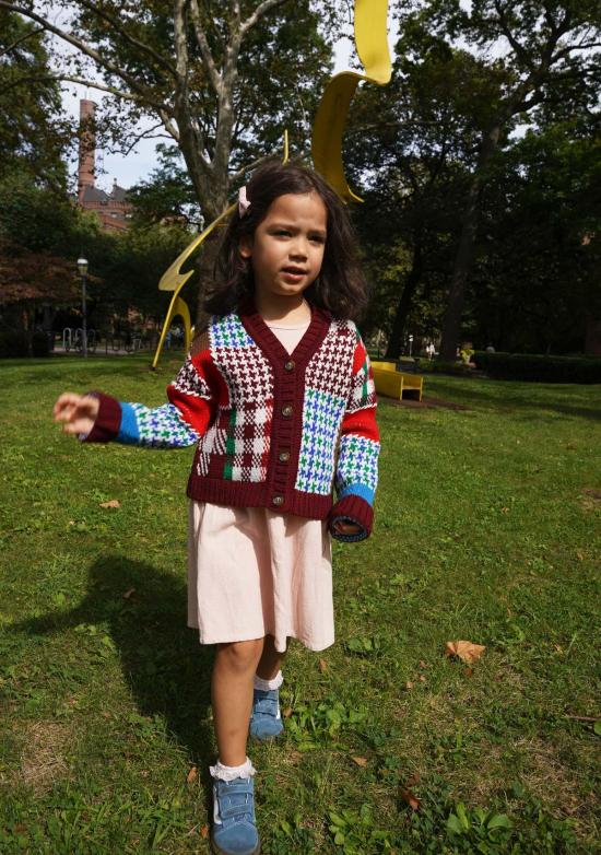  [키즈] gigiknitwear.com 풀오버 Gi Gi 니트웨어 패치워크 가디건 미니 - OTHER BRANDS