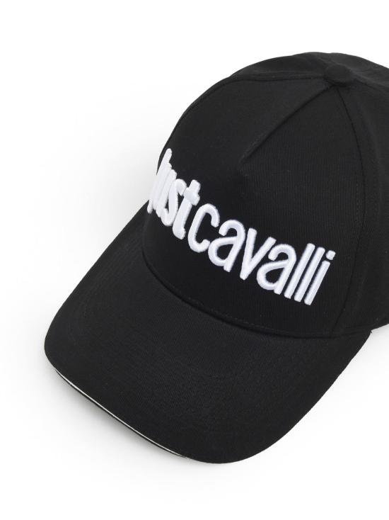  로베르토 카발리 모자 저스트 카발리 블랙 햇 - ROBERTO CAVALLI