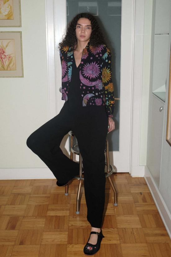  John & Mickie 봄버 자켓 존 & 미키 알로우 재킷 레인보우 이클립스