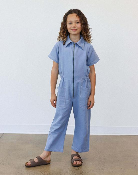  [키즈] Noble 오버롤 키즈 노블 유틸리티 수트 페블 블루