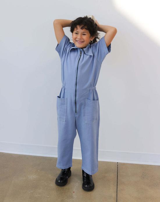  [키즈] Noble 오버롤 키즈 노블 유틸리티 수트 페블 블루 - OTHER BRANDS