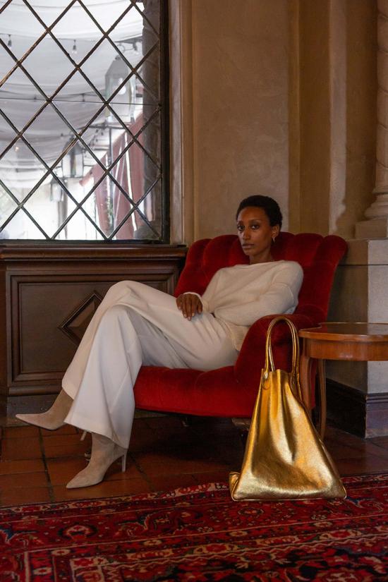  Erica Tanov 스트레이트 팬츠 에리카 타노브 다비 팬츠 윈터 화이트 - OTHER BRANDS