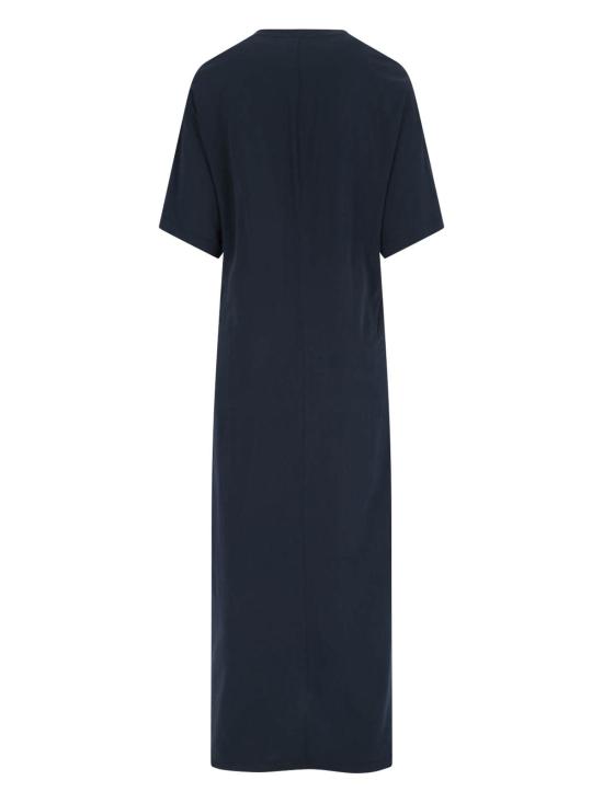  발렌시아가 롱 원피스 코쿤 맥시 드레스 페이디드 블랙 - BALENCIAGA