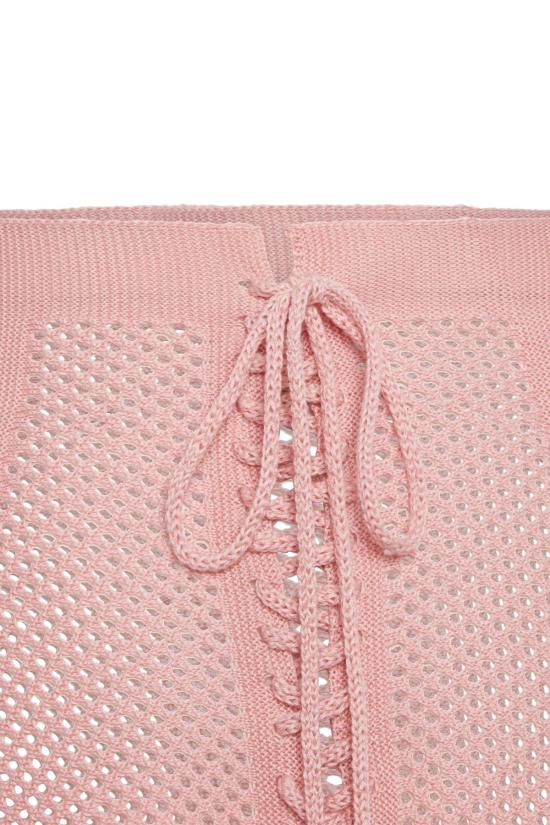  올리비아 라티노비치 숏 스커트 자자 미니스커트 핑크 - OLIVIA LATINOVICH