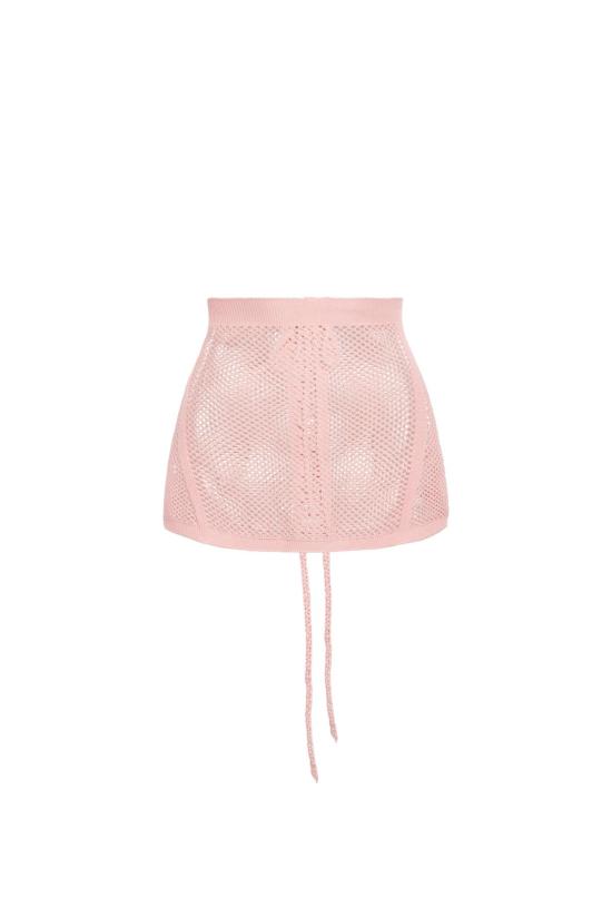  올리비아 라티노비치 숏 스커트 자자 미니스커트 핑크 - OLIVIA LATINOVICH