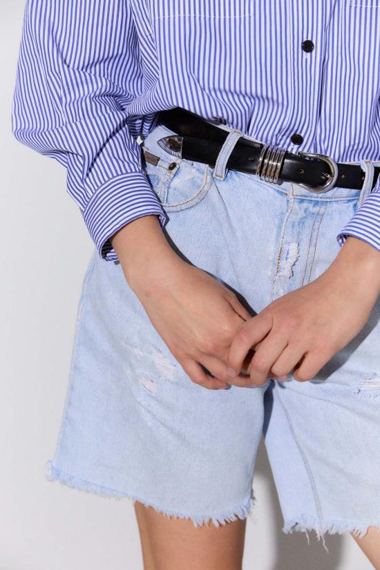  Kas Maria 셔츠 카스 마리아 얇은 줄무늬 셔츠 - KAS MARIA