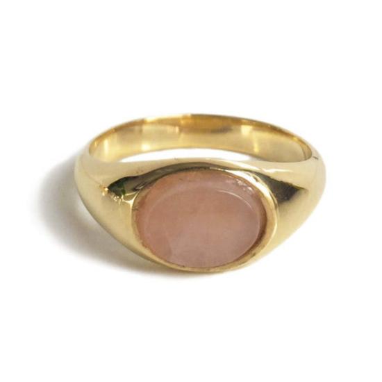  타린 토마스 반지 아티 링 로즈 쿼츠 - TARIN THOMAS