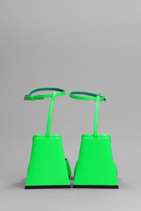  디 아티코 샌들 아티코 파이퍼  에메랄드 - THE ATTICO