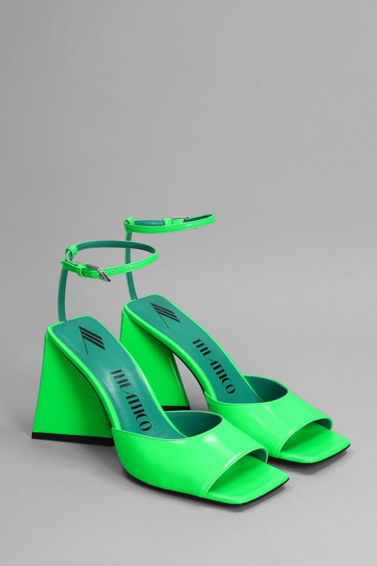  디 아티코 샌들 아티코 파이퍼  에메랄드 - THE ATTICO