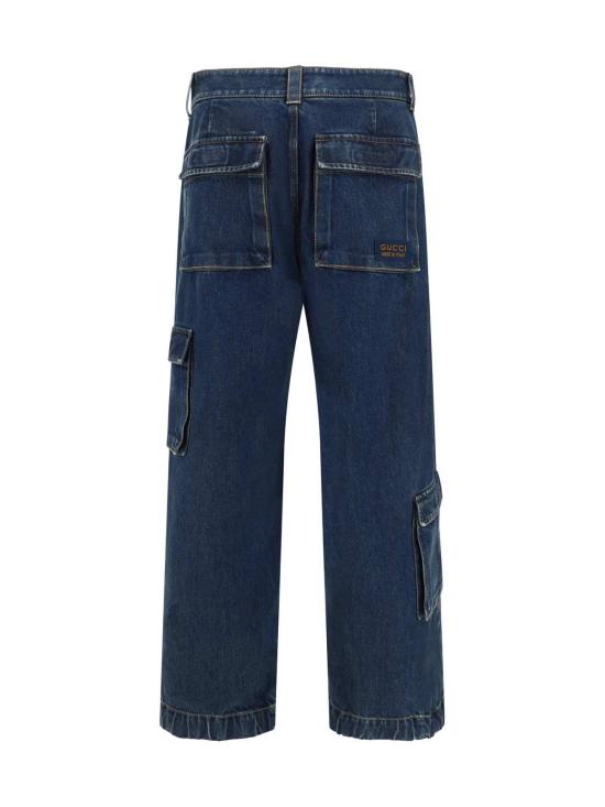  구찌 데님 팬츠 진 블루/믹스 - GUCCI