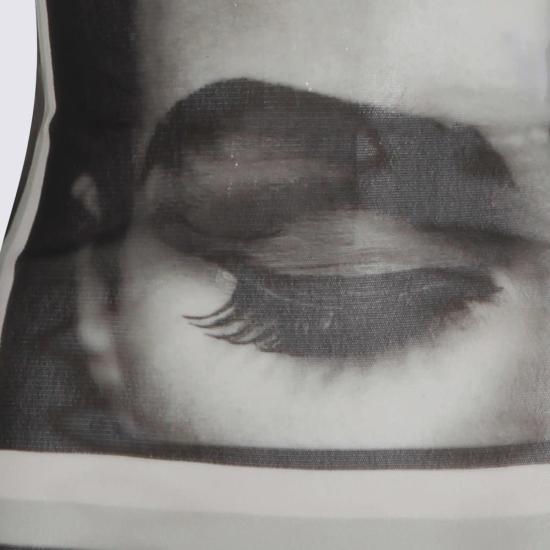  장 폴 고티에 긴팔 티셔츠 긴팔 슬림핏 탑 블랙/그레이/화이트 - JEAN PAUL GAULTIER