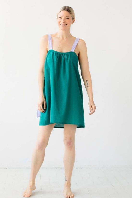  Salua Lingerie 숏 원피스 Salua 란제리 타이 스트랩 코튼 베이비돌 - OTHER BRANDS