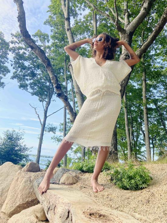  예세이트 미디 스커트 예사엣 아이다 스커트 - YESAET