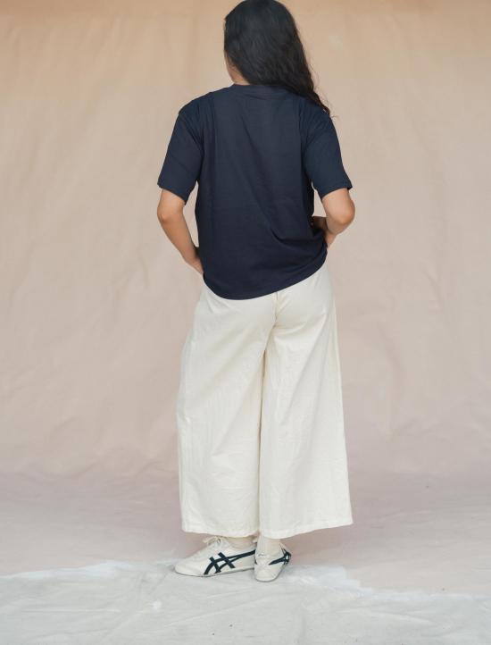  Sønderhaus 스트레이트 팬츠 Anya 트라우저 크림 - OTHER BRANDS