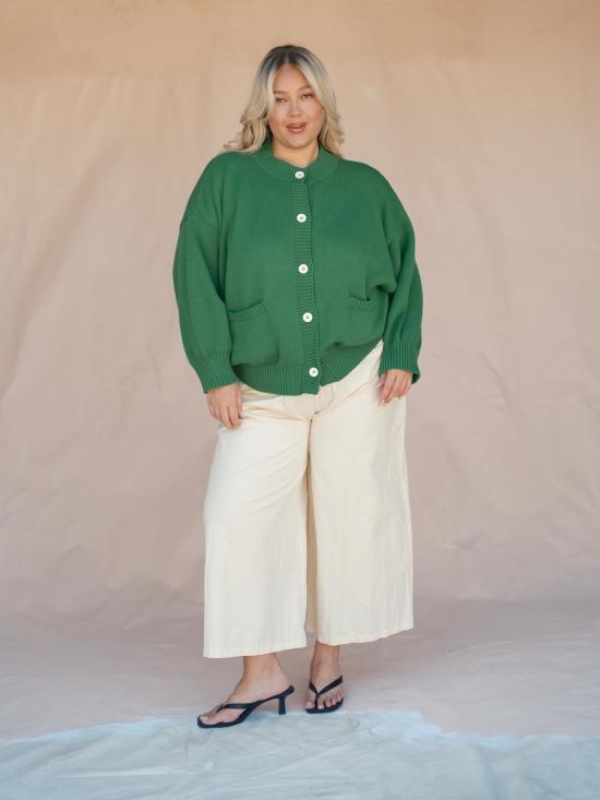  Sønderhaus 스트레이트 팬츠 Anya 트라우저 크림 - OTHER BRANDS