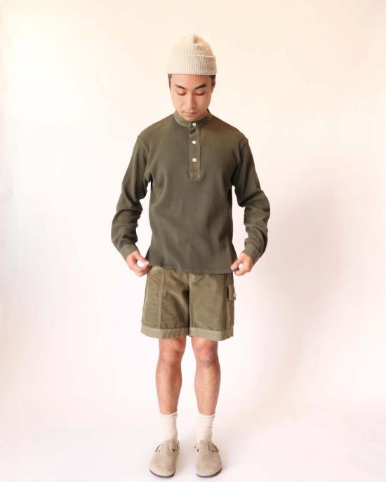  SEEKER 셔츠 시커 와플 헨리 셔츠 멀티 - SEEKER