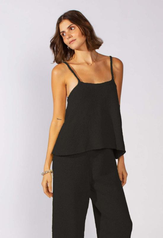  루 샤르망 민소매 티셔츠 루프 샤르망 스쿱 탱크 시트러스/블랙 - LOUP CHARMANT