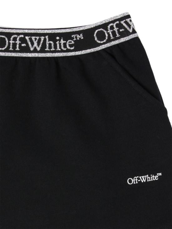  [키즈] 오프화이트 스커트 북키쉬 로고 키즈  블랙 - OFF WHITE