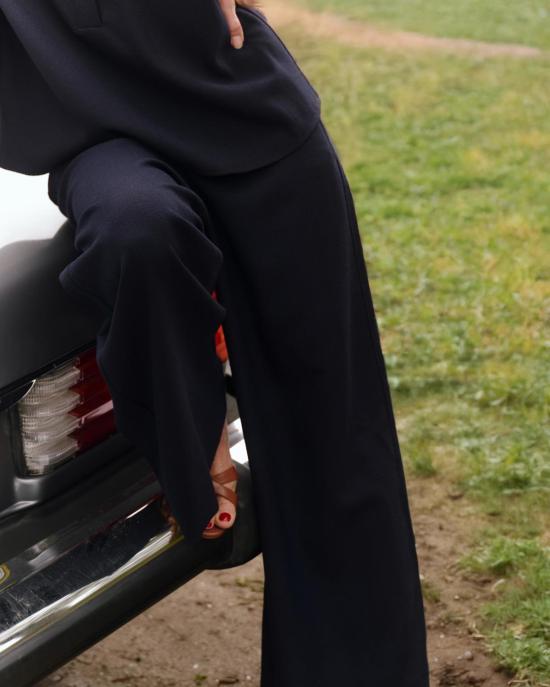  Cartolina 스트레이트 팬츠 카르톨리나 올리비아  다크 네이비 - OTHER BRANDS