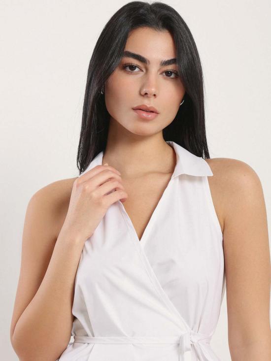  나지라 민소매 티셔츠 소피 랩탑 - NAZEERAH