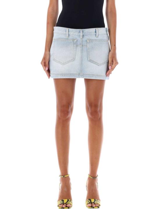  디 아티코 숏 스커트 아티코 아브라  스카이블루