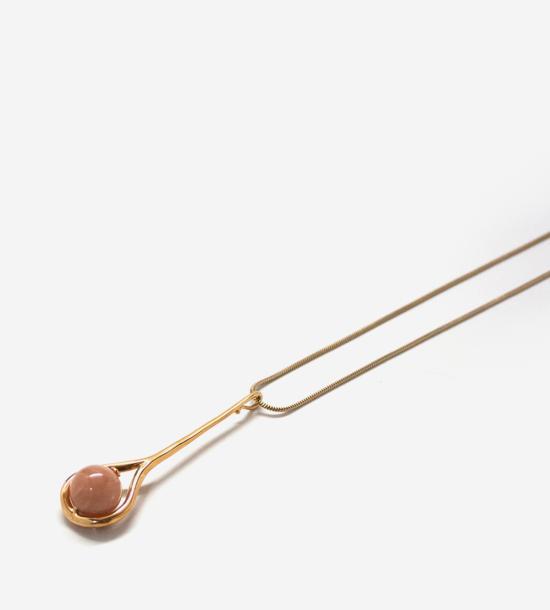  루스 오르티스 이어링 루즈 오르티즈 문스톤 드롭 펜던트 - LUZ ORTIZ