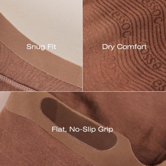  Essoc Inc 양말 에속() 면 소재 발목  3켤레 세트, 토피 탄 색상 - OTHER BRANDS