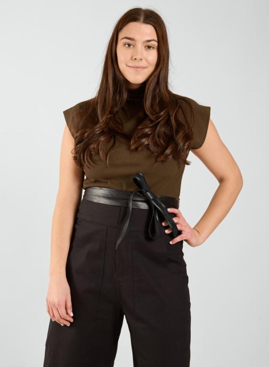  ADA Collection 와이드 벨트 아다 컬렉션 랩  블랙 - OTHER BRANDS