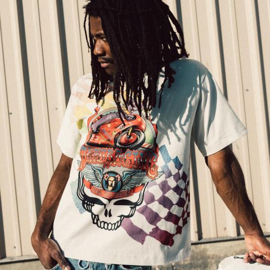  마켓 반팔 티셔츠 Gd X  스틸리 모토 베어 티 - MARKET