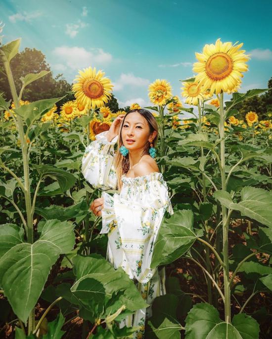  니카 탕 롱 원피스 로렌 드레스 옐로우 로즈 - NIKA TANG