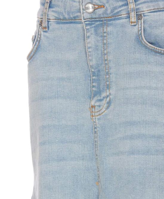  가니 데님 스커트 데님 미디 스커트 블루 - GANNI