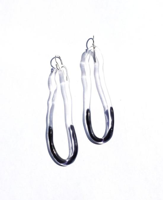  제인 다렌스부르그 이어링 제인 다렌스버그 오가닉  투명/블랙