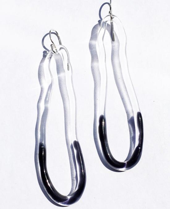  제인 다렌스부르그 이어링 제인 다렌스버그 오가닉  투명/블랙 - JANE DARENSBOURG