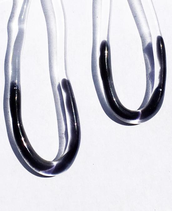  제인 다렌스부르그 이어링 제인 다렌스버그 오가닉  투명/블랙 - JANE DARENSBOURG