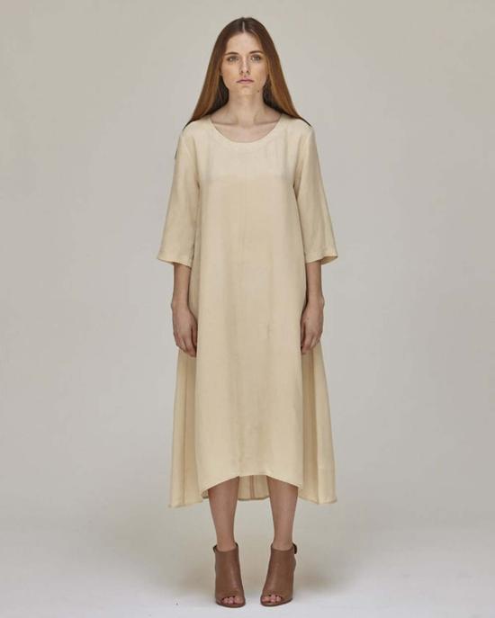  샤이나 모트 롱 원피스 로스코 드레스 버프