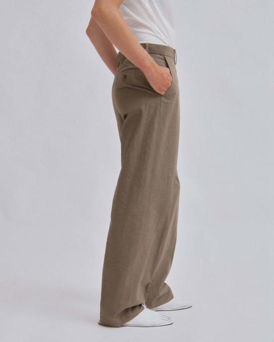  사야카 다비스 뉴욕 스트레이트 팬츠 사야카 데이비스 뉴욕 스트레이트 레그 팬츠 모스 그레이 - SAYAKA DAVIS NEW YORK