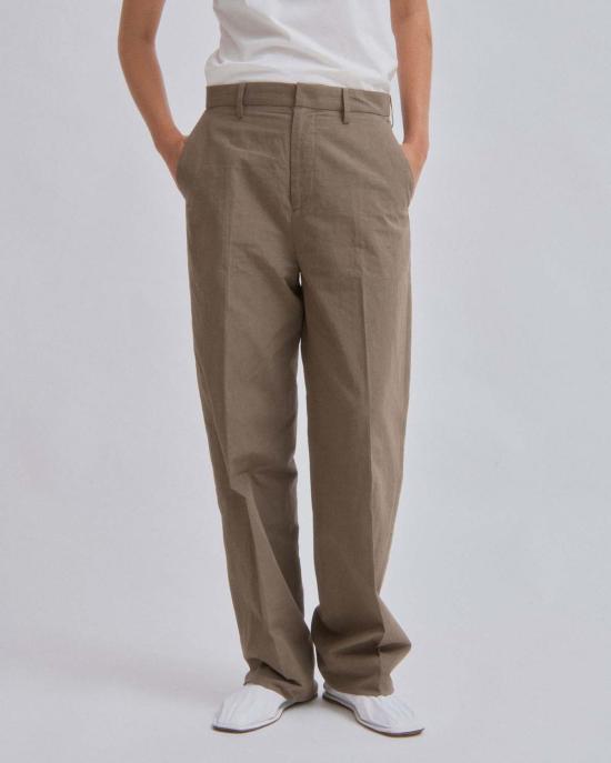  사야카 다비스 뉴욕 스트레이트 팬츠 사야카 데이비스 뉴욕 스트레이트 레그 팬츠 모스 그레이 - SAYAKA DAVIS NEW YORK